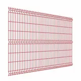 3Д забор Profi 630×2500 мм, пруток 5 мм, ярко-красный RAL 3020