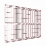 3Д забор Profi 630×2500 мм, пруток 5 мм, бордовый RAL 3011
